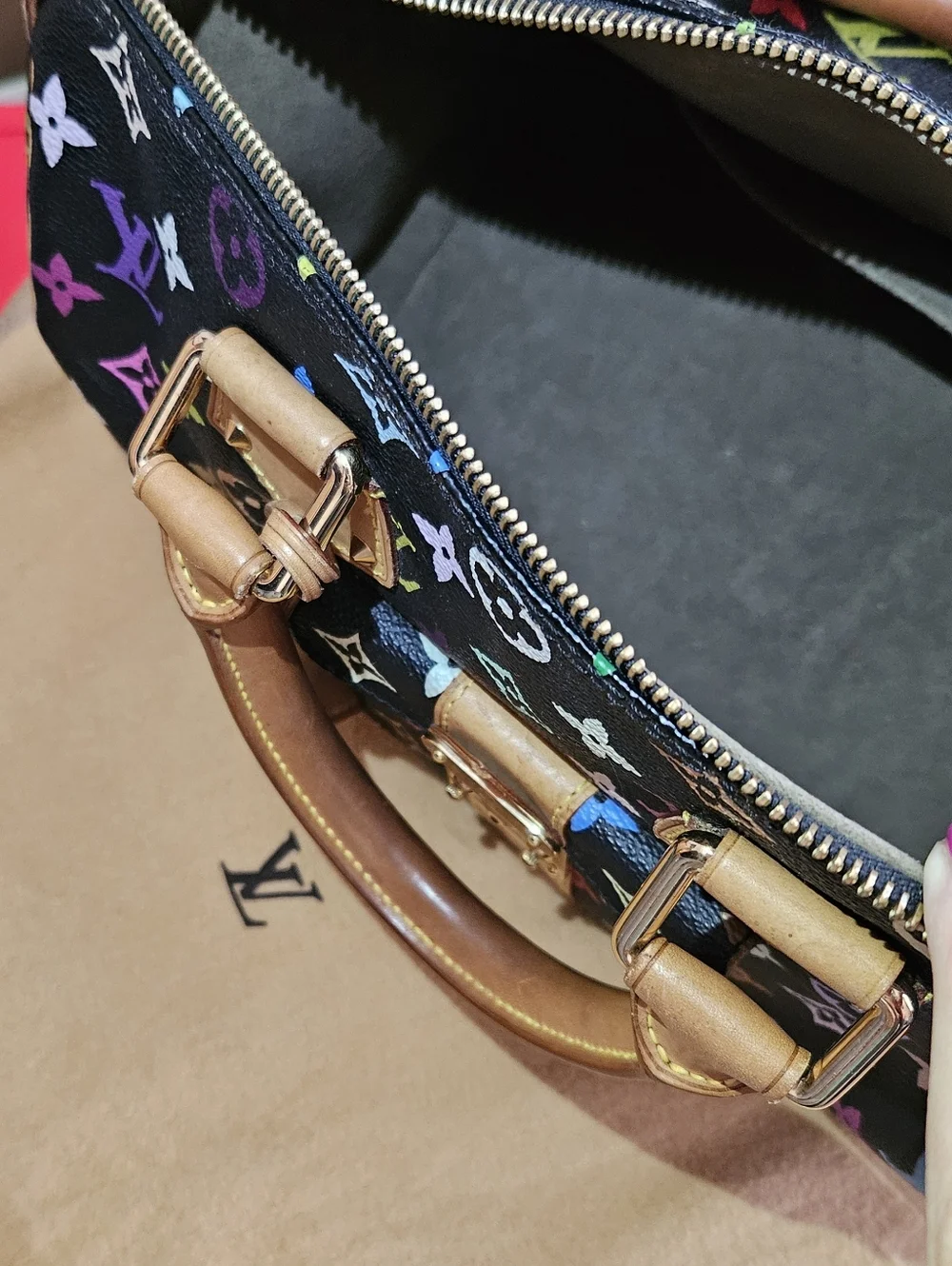 ✨️Louis Vuitton Black Multicolor Monogram Speedy 30✨️ - Picture 10 of 10